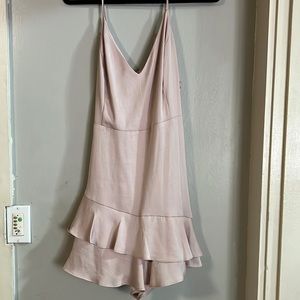 Dusty Pink Spaghetti Strap Romper Size XL Express